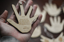 Load image into Gallery viewer, Custom Handprint Ornaments