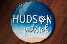 Load image into Gallery viewer, Epoxy Ocean Round