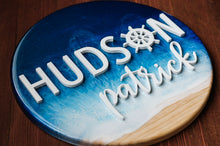 Load image into Gallery viewer, Epoxy Ocean Round