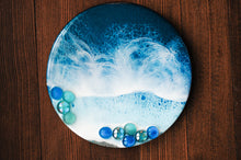 Load image into Gallery viewer, Epoxy Ocean Round
