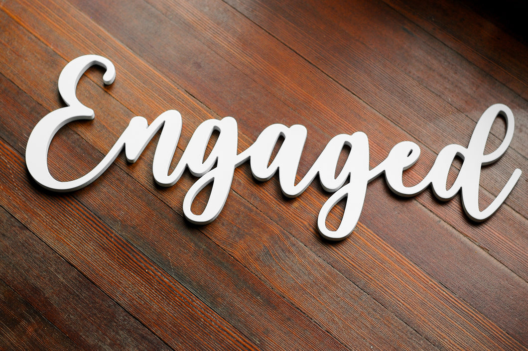 Engaged Cut Lettering