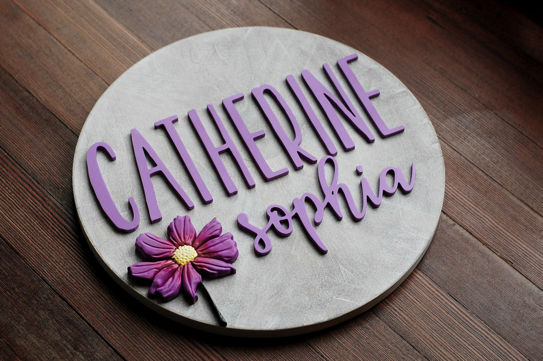 Catherine Sophia Nursery Sign