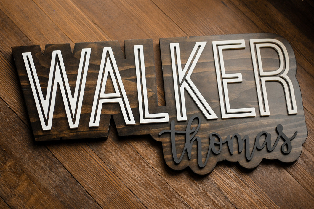 Walker Nursery Sign