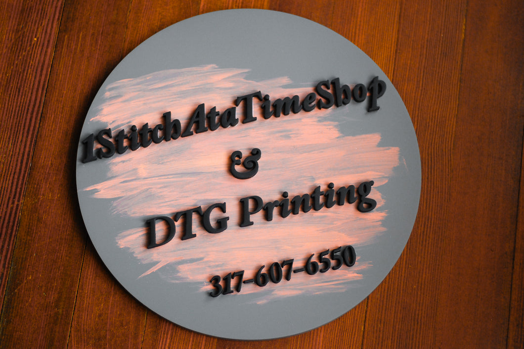 1StitchAtaTimeShop Logo Sign