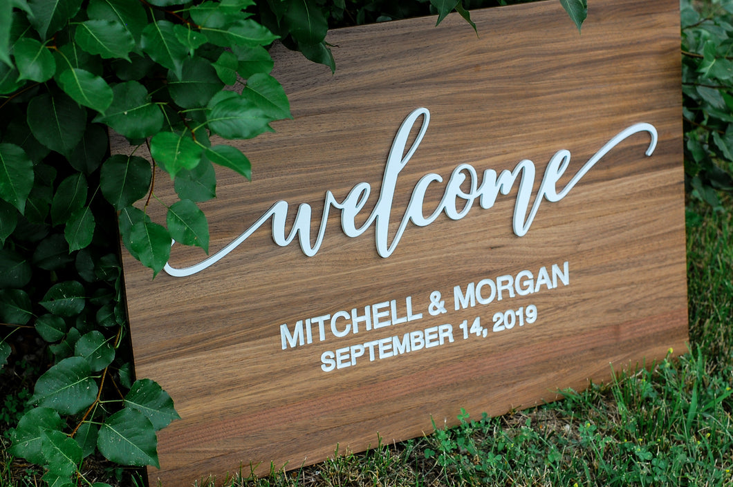 Welcome Wedding Sign