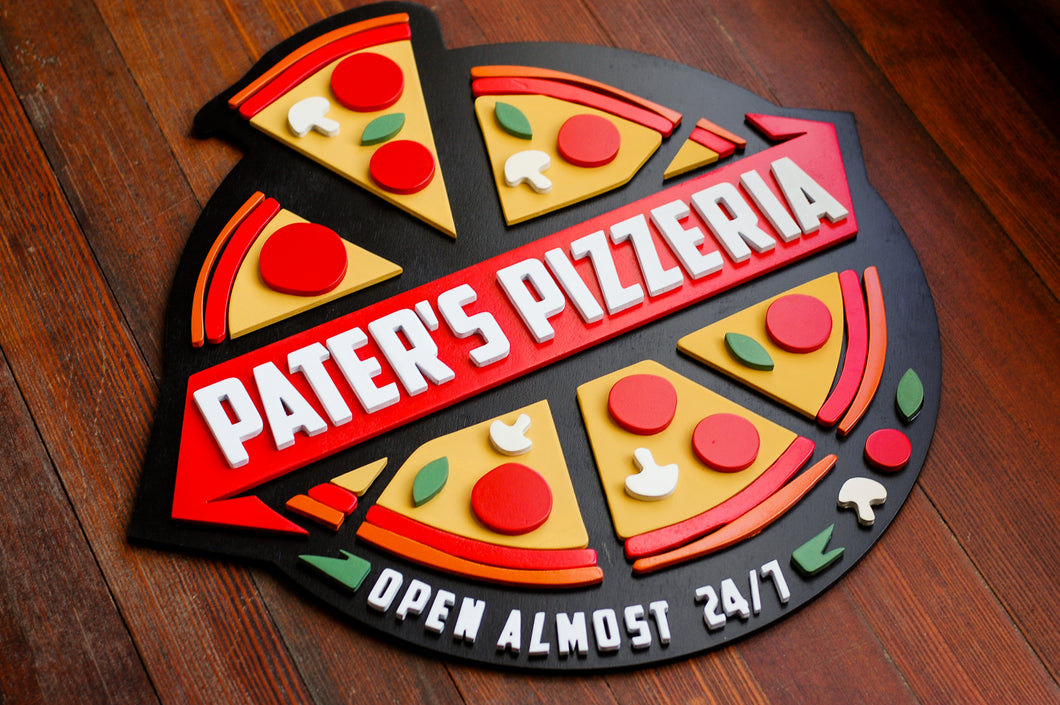 Pater's Pizzeria Sign