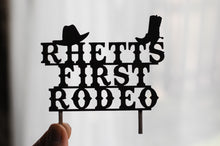 Load image into Gallery viewer, First Rodeo Cake Topper
